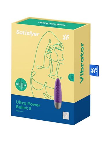 SATISFYER ULTRA POWER BULLET 5 BALA VIBRADORA VIOLETA