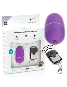 ONLINE HUEVO VIBRADOR CONTROL REMOTO M - LILA 2