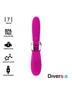 DIVERSIA BUNNY VIBRATING 24 CM