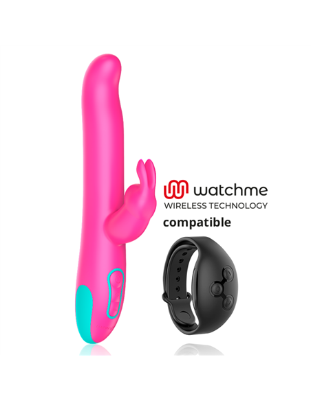 HAPPY LOKY PLUTO RABBIT VIBRATOR & ROTATOR COMPATIBLE CON WATCHME WIRELESS TECHNOLOGY