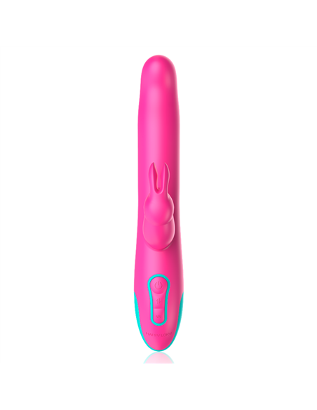 HAPPY LOKY PLUTO RABBIT VIBRATOR & ROTATOR COMPATIBLE CON WATCHME WIRELESS TECHNOLOGY