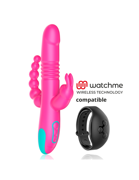 HAPPY LOKY DONALD TRIPLE ESTIMULACIÓN: ANAL, PUNTO G & CLÍTORIS COMPATIBLE CON WATCHME WIRELESS TECHNOLOGY