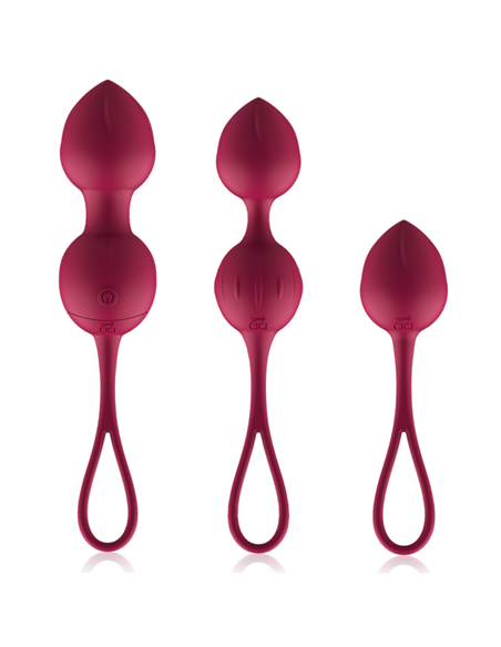 CICI BEAUTY PREMIUM SILICONE 3 VIBRATING KEGEL BEADS REMOTE CONTROL