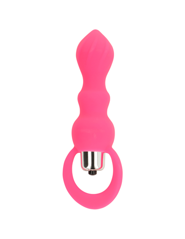OHMAMA ESTIMULADOR ANAL CON VIBRACION 9 CM - ROSA
