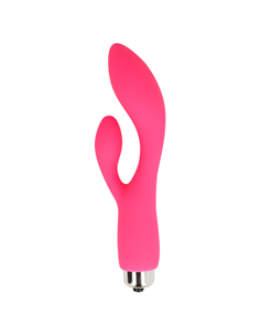 OHMAMA VIBRADOR CON RABBIT 12.5 CM - ROSA