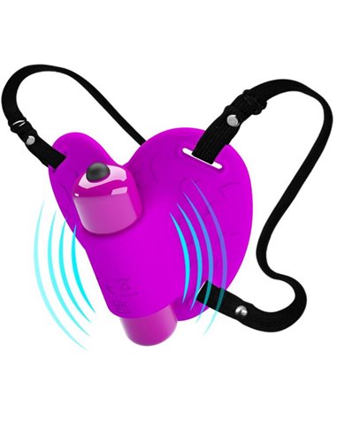 PRETTY LOVE - MASAJEADOR DE CLITORIS HEARTBEAT 10 MODOS DE VIBRACION MORADO