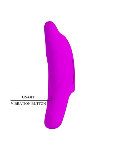 PRETTY LOVE - DELPHINI PODEROSO ESTIMULADOR DE DEDO MORADO