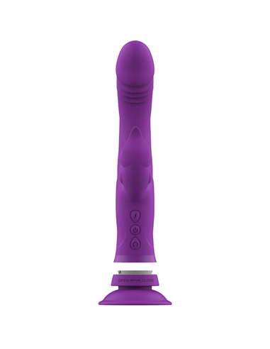 INTENSE™ - CASANOVA VIBRADOR RABBIT SILICONA TRIPLE MOTOR MORADO