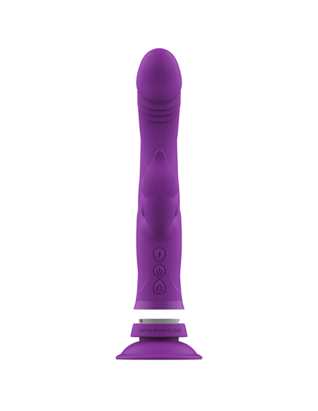 INTENSE™ - CASANOVA VIBRADOR RABBIT SILICONA TRIPLE MOTOR MORADO