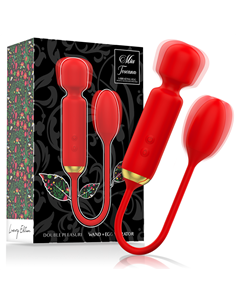 MIA - TOSCANA DOUBLE PLEASURE WAND + HUEVO VIBRADOR