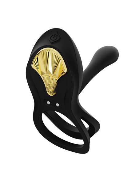 ZALO - BAYEK ANILLO VIBRADOR CONTROL REMOTO PAREJAS NEGRO