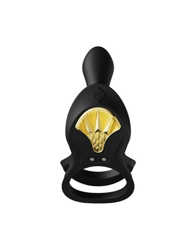 ZALO - BAYEK ANILLO VIBRADOR CONTROL REMOTO PAREJAS NEGRO