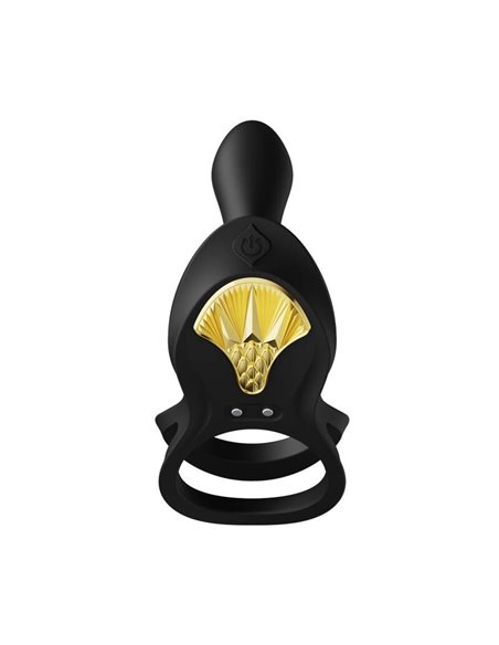ZALO - BAYEK ANILLO VIBRADOR CONTROL REMOTO PAREJAS NEGRO