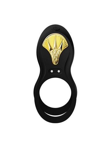 ZALO - BAYEK ANILLO VIBRADOR CONTROL REMOTO PAREJAS NEGRO