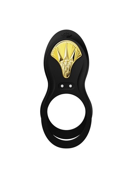 ZALO - BAYEK ANILLO VIBRADOR CONTROL REMOTO PAREJAS NEGRO
