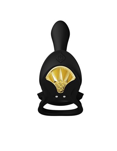 ZALO - BAYEK ANILLO VIBRADOR CONTROL REMOTO PAREJAS NEGRO