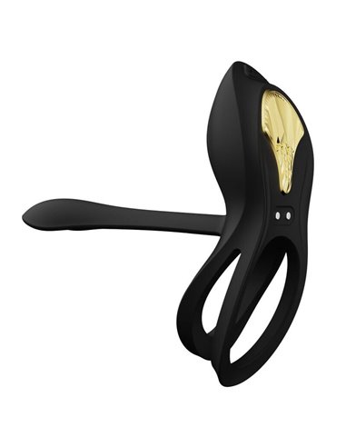 ZALO - BAYEK ANILLO VIBRADOR CONTROL REMOTO PAREJAS NEGRO