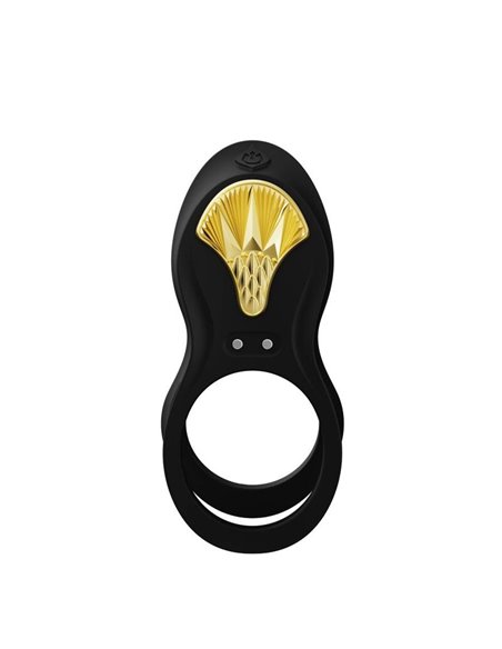 ZALO - BAYEK ANILLO VIBRADOR CONTROL REMOTO PAREJAS NEGRO