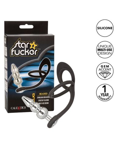 CALIFORNIA EXOTICS STAR FUCKER BEADED PLUG