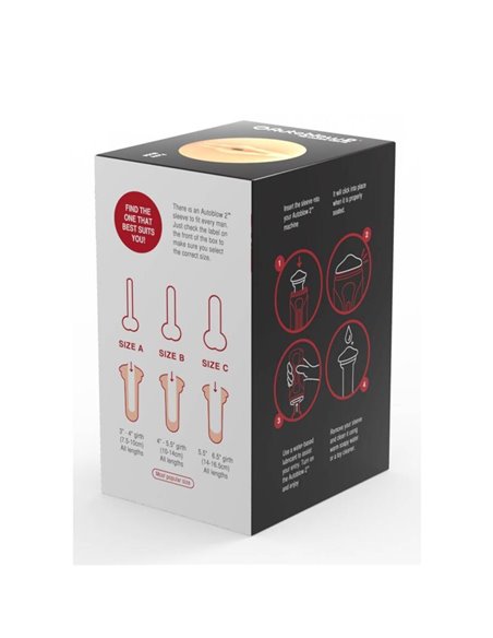 AUTOBLOW - MANGA VAGINA 2+ TAMAÑO A