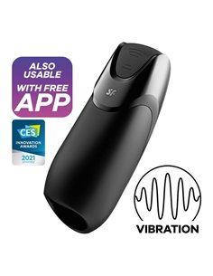 SATISFYER MEN VIBRATION+ - NEGRO