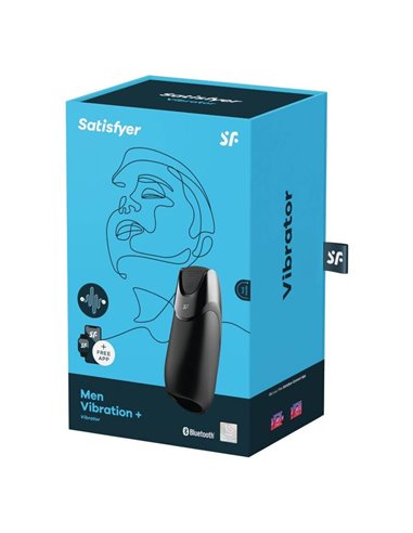 SATISFYER MEN VIBRATION+ - NEGRO
