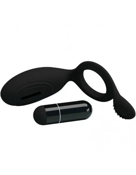 Pretty Love Anillo Vibrador Con Estimulador Ethel