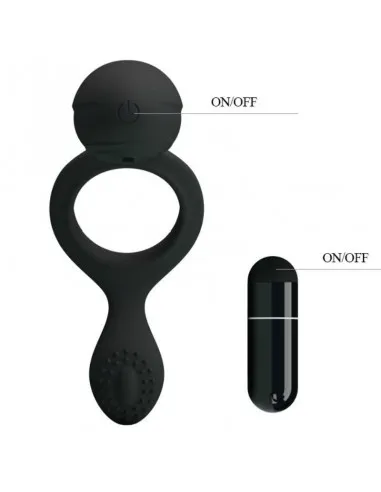 Pretty Love Anillo Vibrador Con Estimulador Ethel