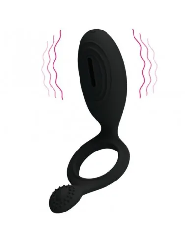Pretty Love Anillo Vibrador Con Estimulador Ethel