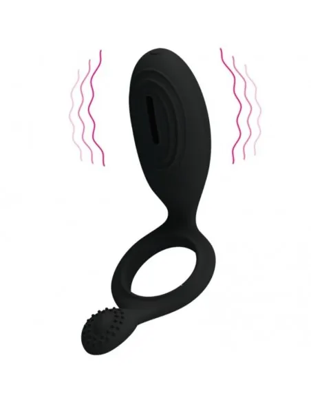 Pretty Love Anillo Vibrador Con Estimulador Ethel