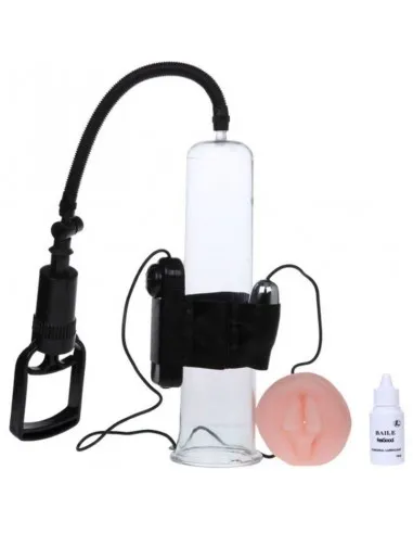 Bomba De Ereccion Con Tirador De Dedo Y Vibración