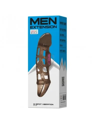 Baile Funda Extensora Pene Con Vibracion Y Strap 13.5 Cm