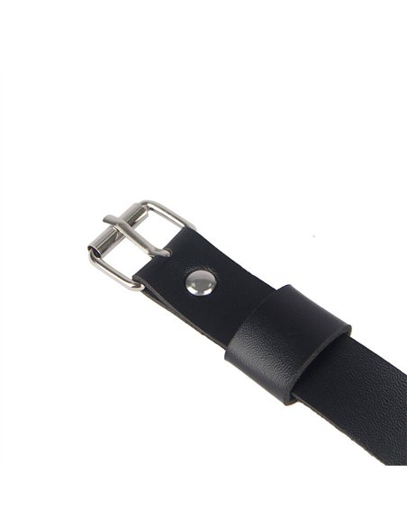 SUBBLIME - ARNÉS DE PIERNA CADENA CUERO NEGRO TALLA ÚNICA