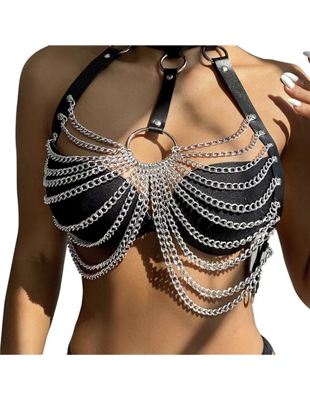 SUBBLIME - ARNÉS DE PECHO CADENAS ANILLA GRANDE TALLA ÚNICA