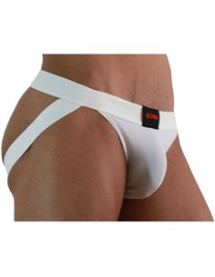 BURN - 007 JOCK LYCRA BLANCO L 2