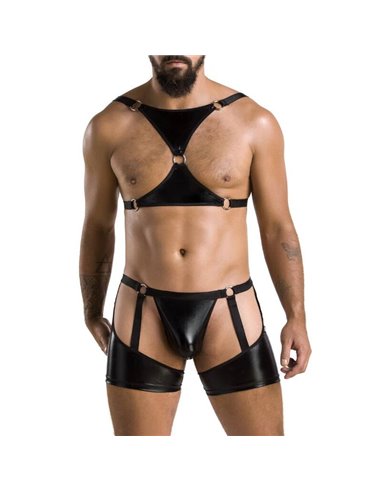 PASSION - 047 SET ARON NEGRO L/XL