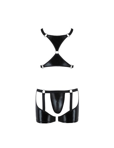 PASSION - 047 SET ARON NEGRO L/XL