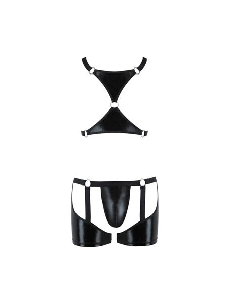 PASSION - 047 SET ARON NEGRO L/XL