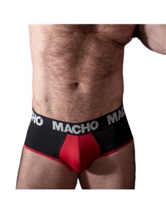 MACHO - MS26N SLIP NEGRO/ROJO XL 2