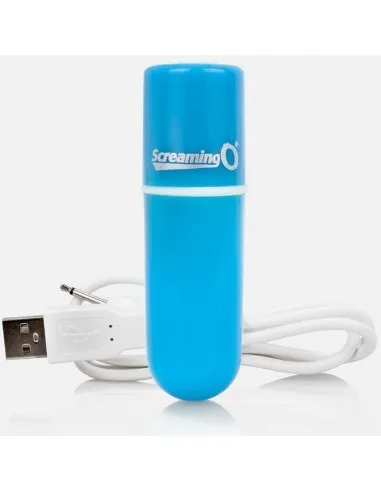 Screaming O Bala Vibradora Recargable Vooom Azul
