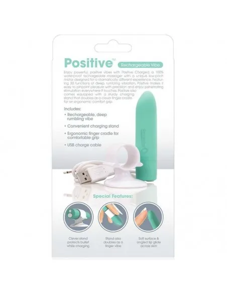 Screaming O Masajeador Recargable - Positive - Verde