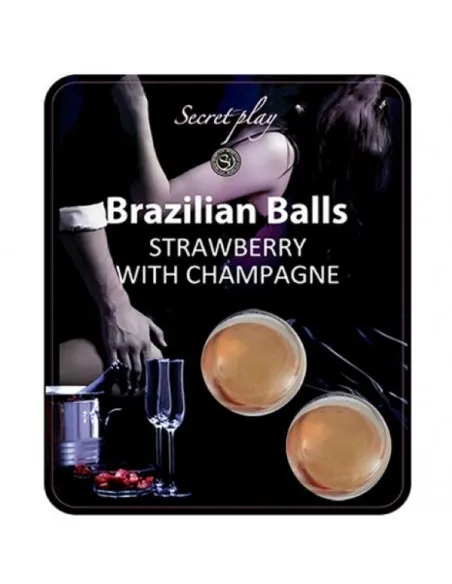 Set 2 Brazilian Balls Fresas Con Cava