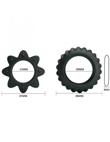 Kit 2 Anillos Silicona Ring Flowering