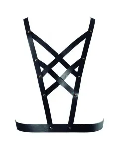 Bijoux Indiscrets Maze Arnes Cruzado Con Escote - Negro
