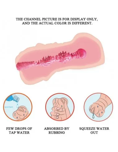 Crazy Bull - Masturbador Water Skin Vagina Con Balas Vibradoras