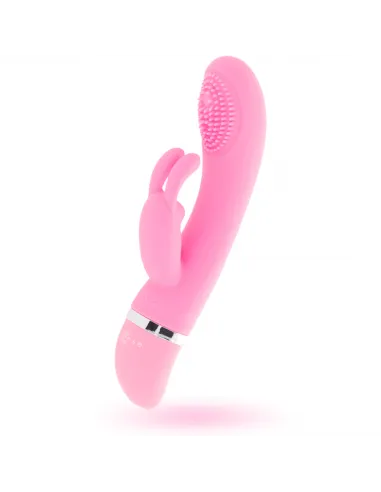 Intense Susy Vibrador Oscilante Silicon Rabbit Rosa
