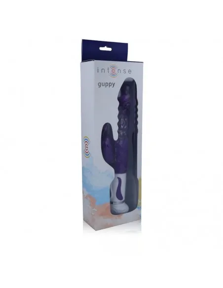 Intense Guppy Vibrador Rotador Lila