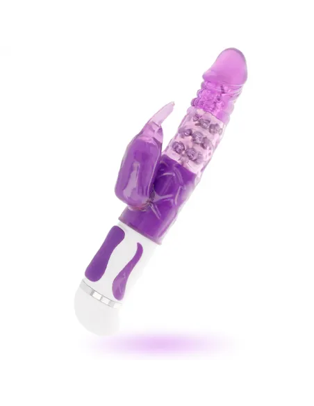 Intense Guppy Vibrador Rotador Lila