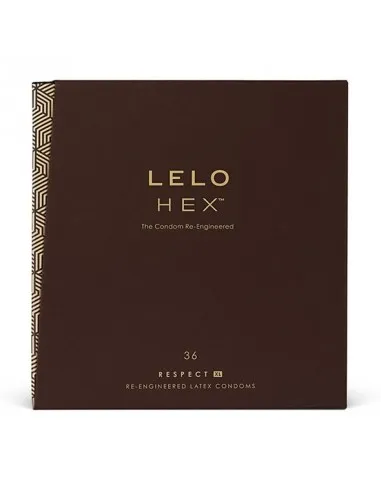 Lelo Hex Condoms Respect Xl 36 Pack